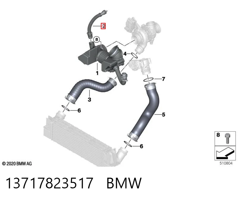 13717823517 BMW Decantador de aceite
