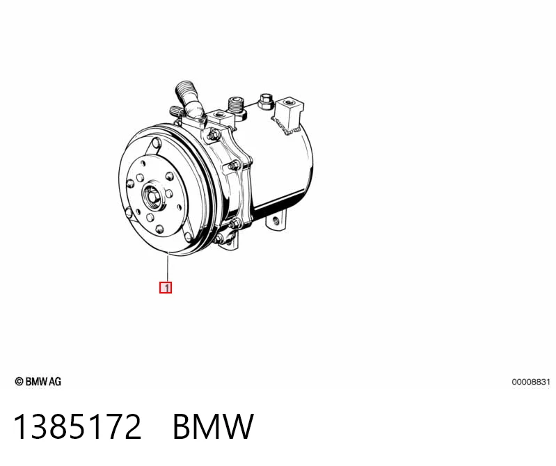 1385172 BMW Compresor climatizador