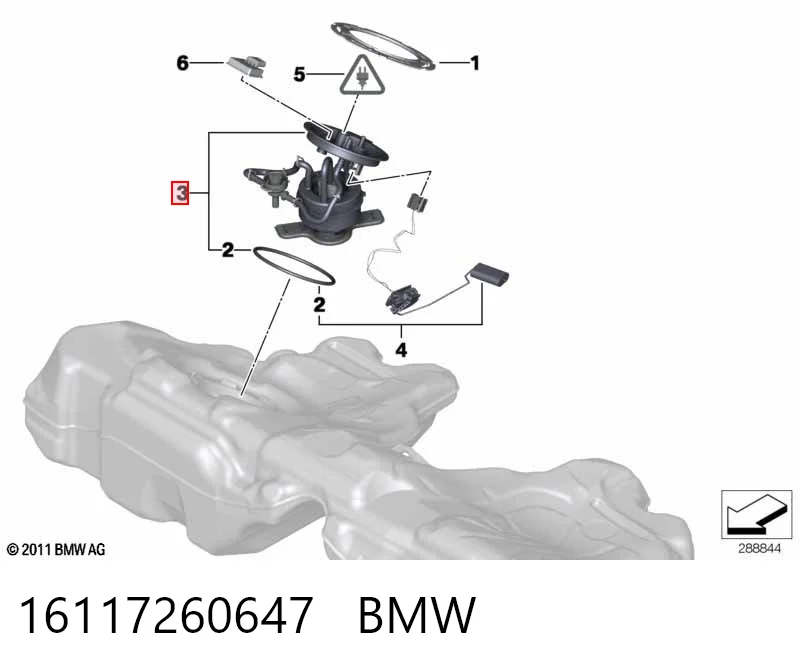 Unidad de alimentación de combustible para BMW 5 F10