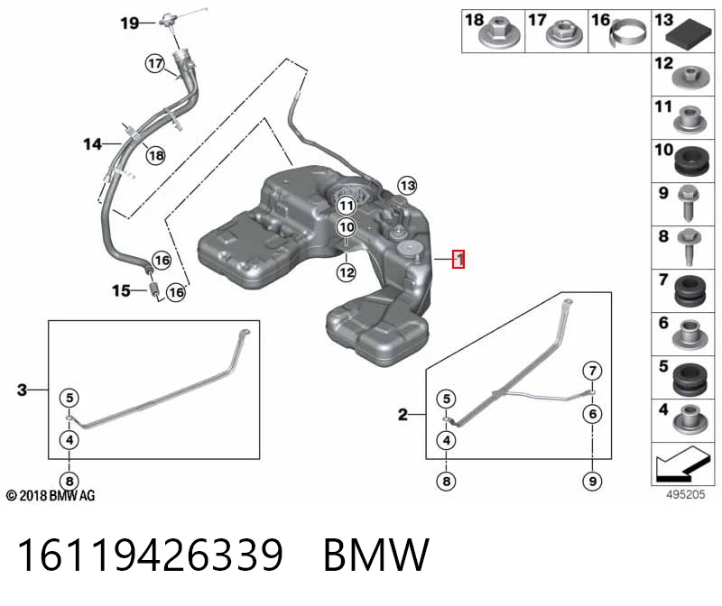 Comprar Depósito de combustible BMW X5  G05, F95 a bajo precio