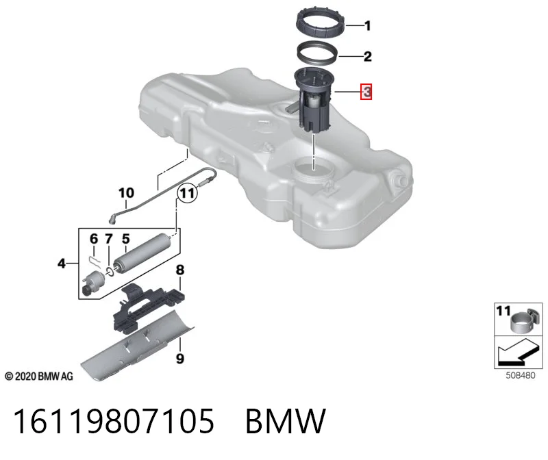 Comprar Módulo de bomba de combustible con sensor de nivel de combustible Mini COUNTRYMAN R60 a bajo precio