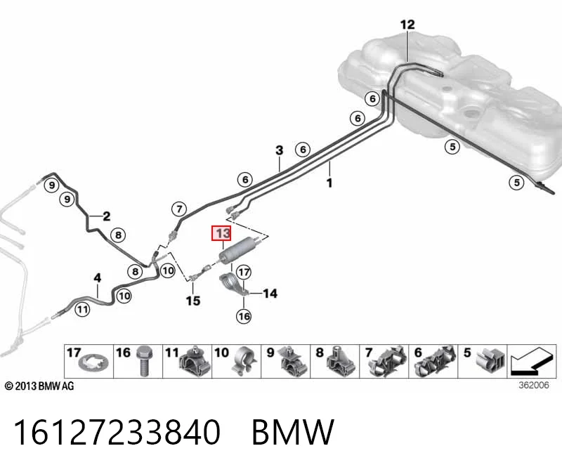 16127233840 BMW