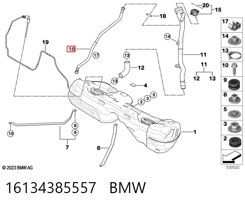 16134385557 BMW