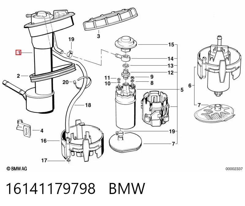 Medidor de combustible para BMW 5  E34