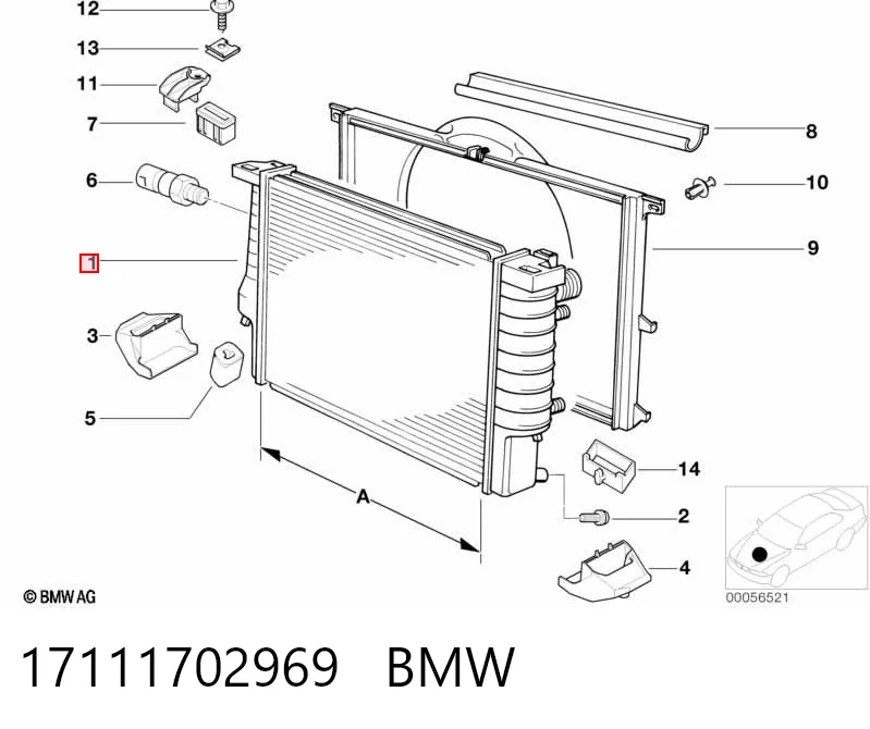 17111702969 BMW