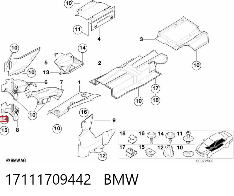17111709442 BMW
