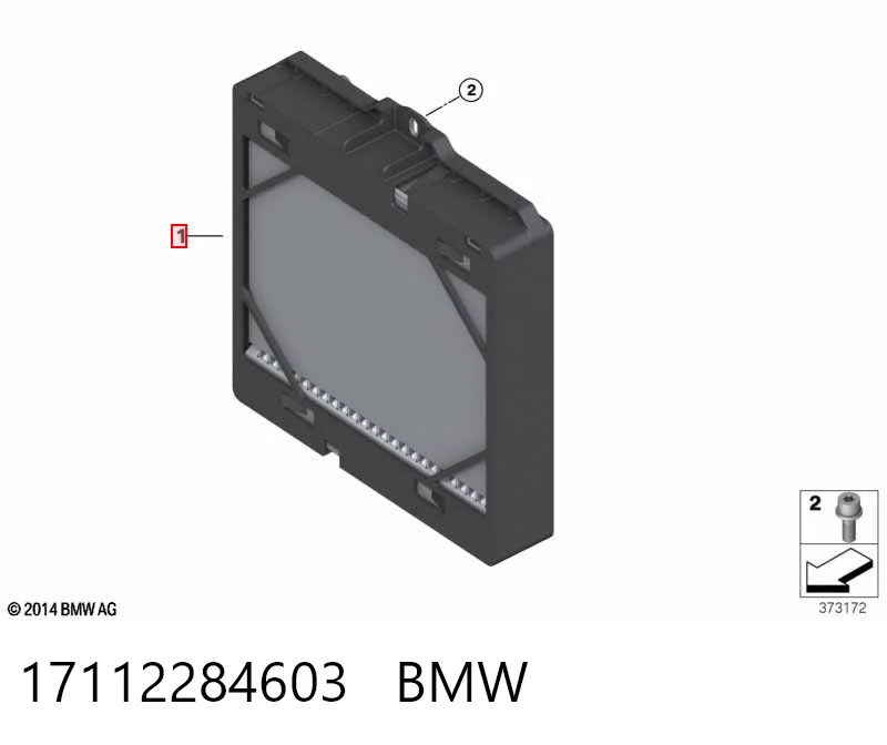 17112284603 BMW Radiador de refrigeración del motor izquierdo
