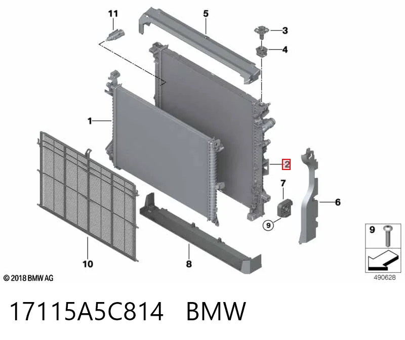 Radiador del motor BMW X5 SUV comprar en España