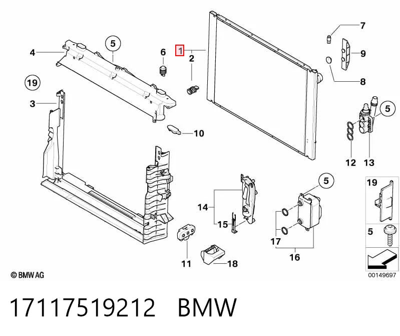 17117519212 BMW