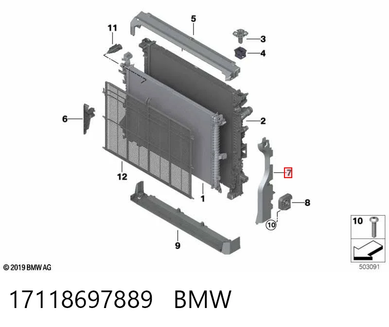 17118697889 BMW