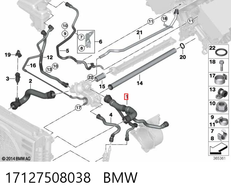 17127508038 BMW
