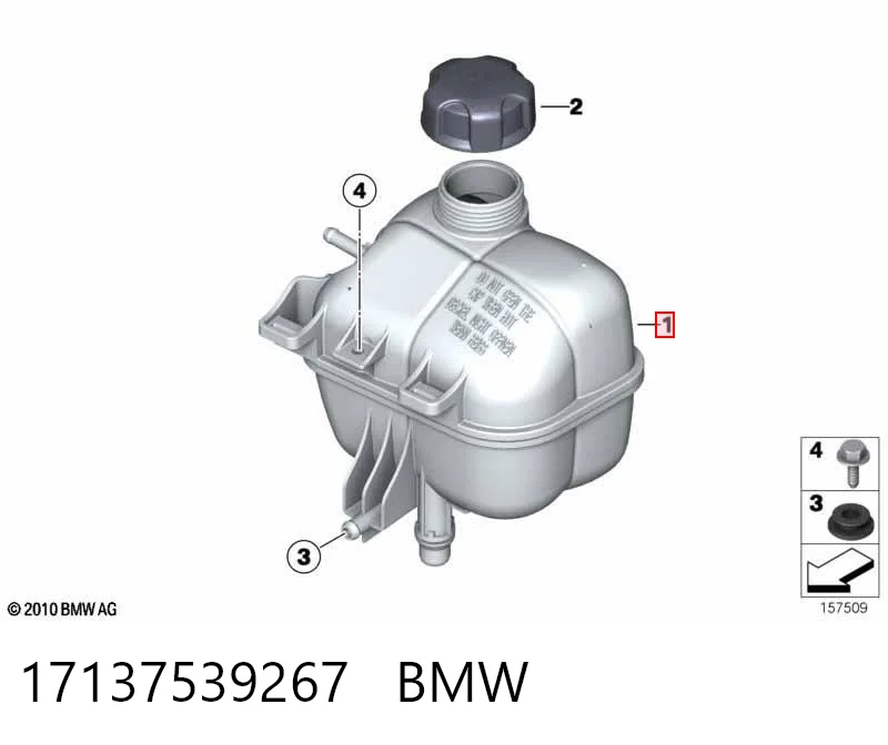 17137539267 BMW Depósito de expansión