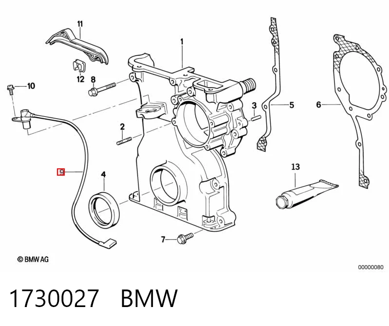 1730027 BMW Sensor de posición del cigüeñal