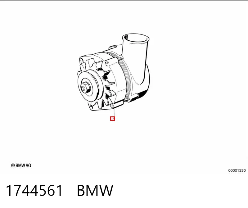 1744561 BMW Alternador de coche