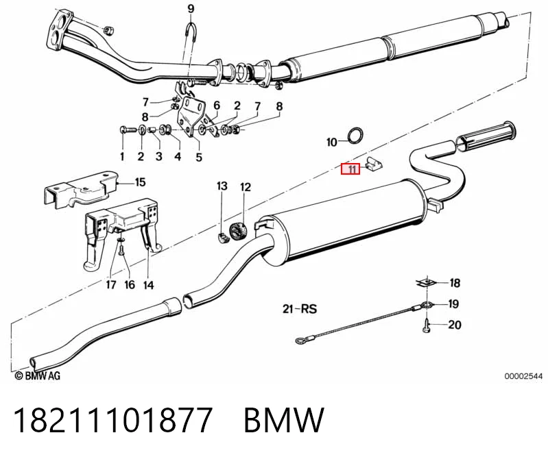 Soporte de silenciador Audi A6  familiar comprar en España