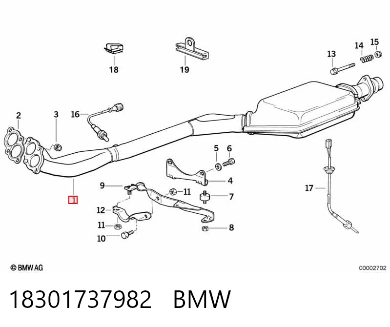 Convertidor catalítico BMW 3  (E36)