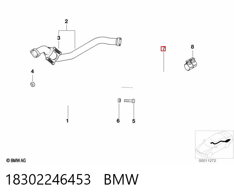 Catalizador 18302246453 BMW