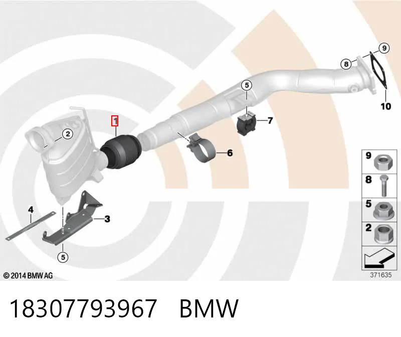 Tubo flexible de escape 60115 FSO