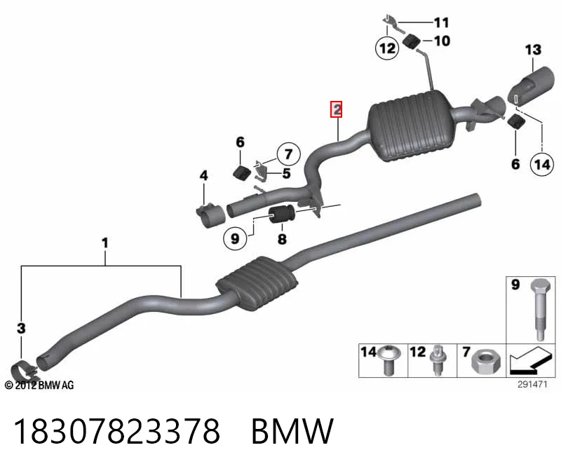 Comprar Silenciador trasero BMW X1 E84 a bajo precio