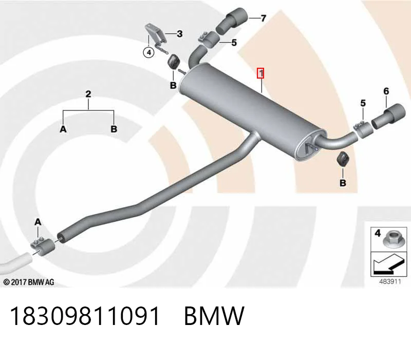Comprar Silenciador trasero Mini COUNTRYMAN  R60 a bajo precio