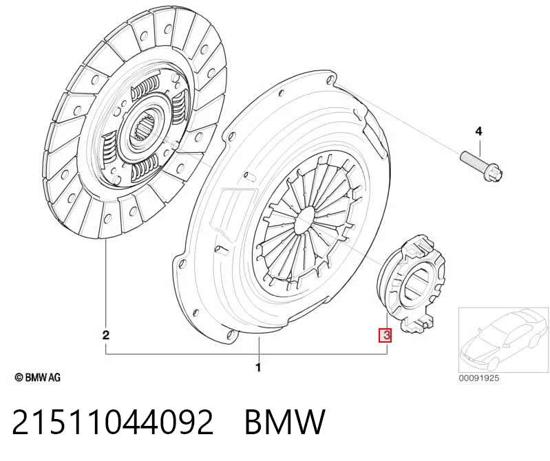 Collarin de embrague Cooper  hatchback (2001-2006) original desde 18,29 €