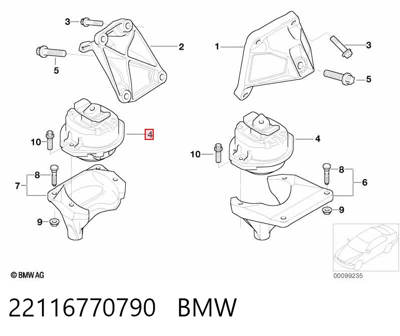 22116770790 BMW