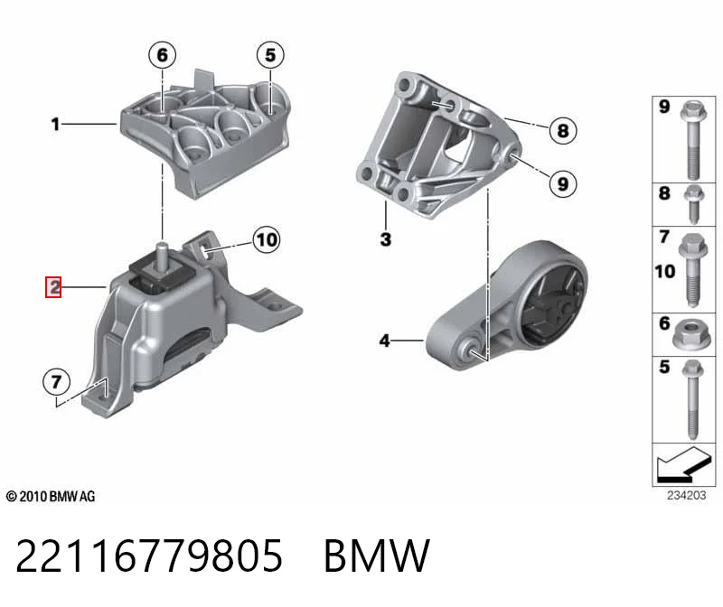 22116779805 BMW