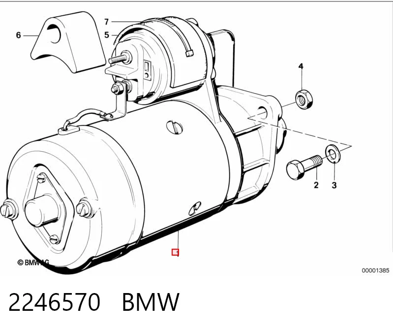 2246570 BMW Arranque motores