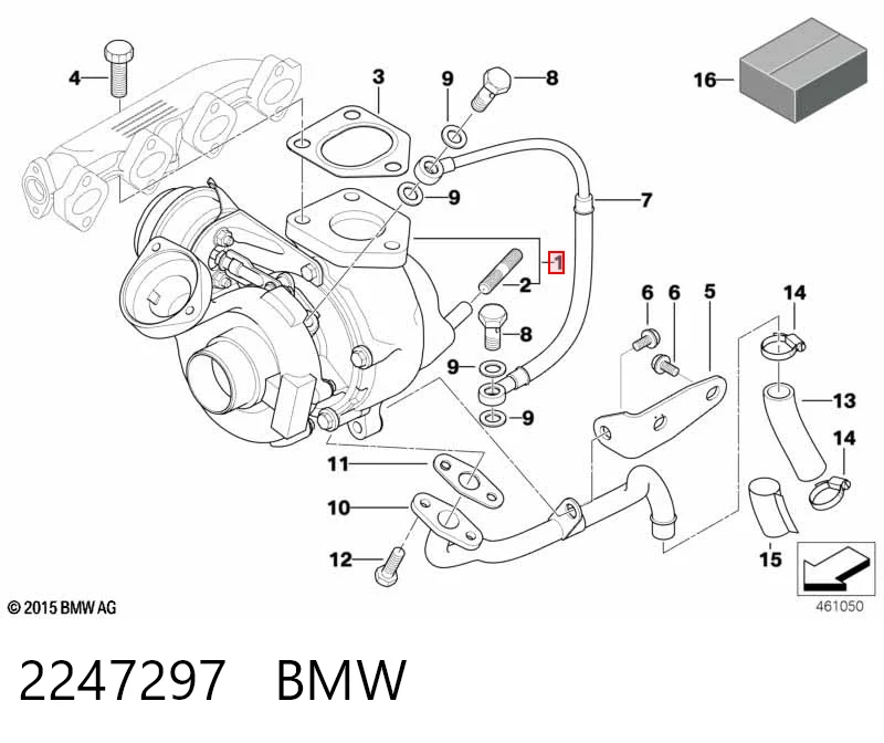 2247297 BMW Turbo para motor
