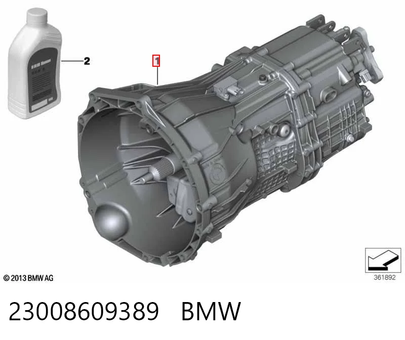 Transimisión manual para BMW 5  F10