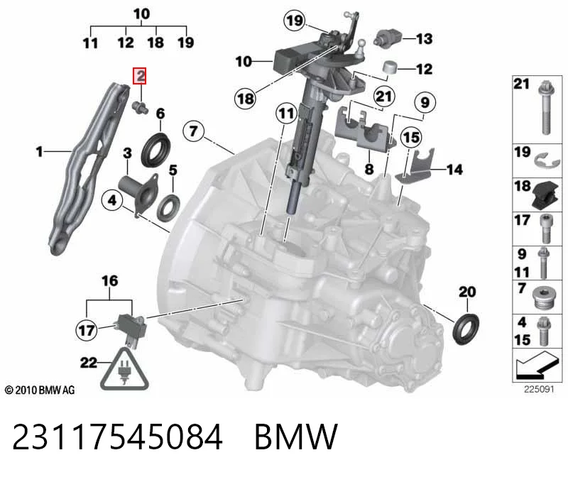 Horquilla de embrague para Mini Cooper R56