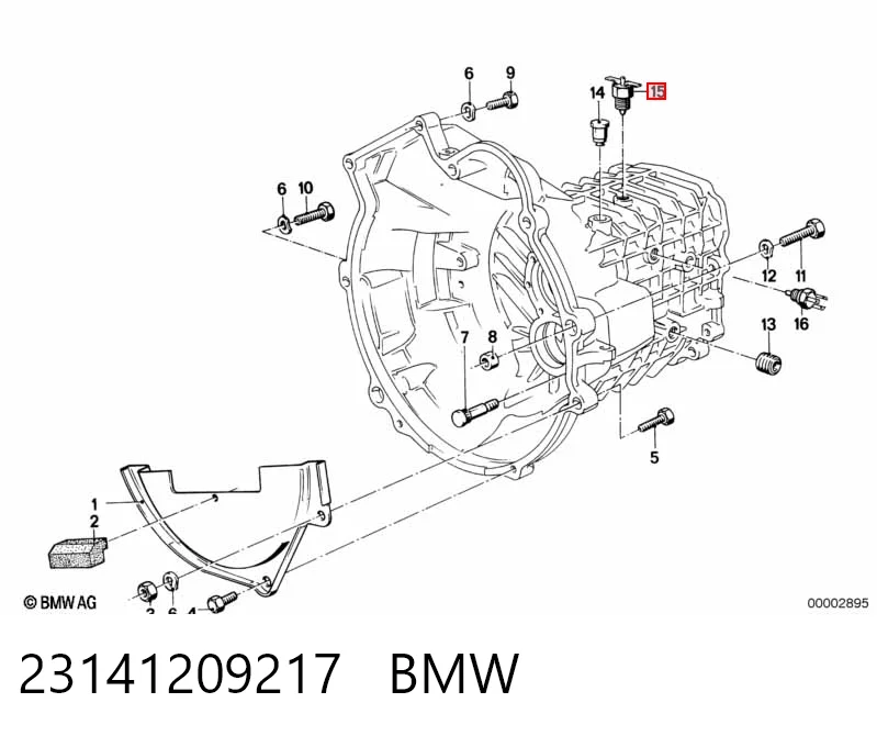 Interruptor piloto de marcha atrás BMW 3  (1975-1984)