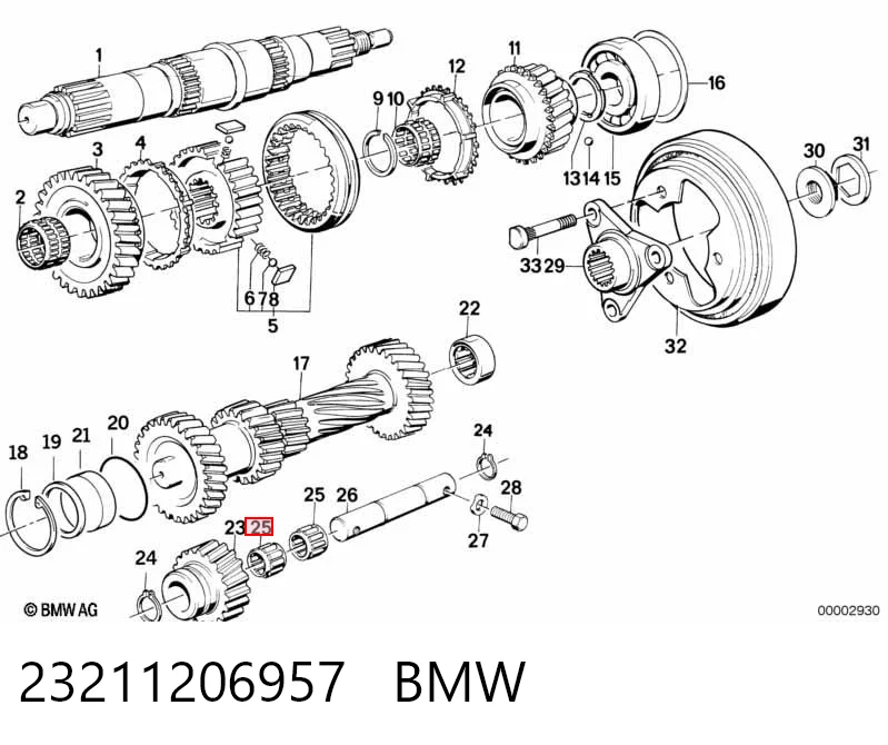 23211206957 BMW