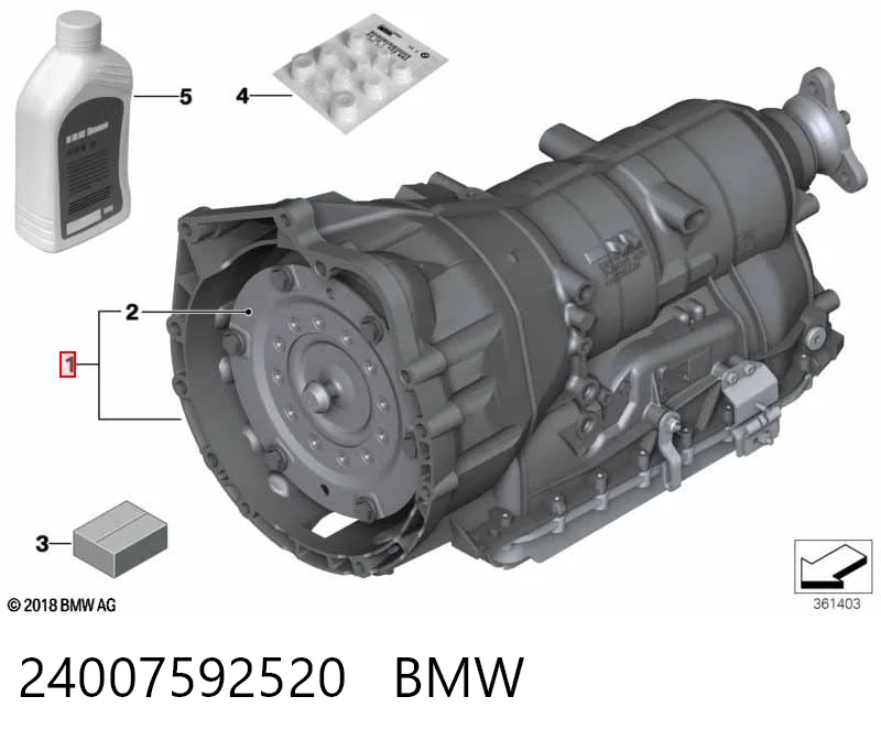 Comprar Transmisión automática ensamblada BMW 5  E61 a bajo precio