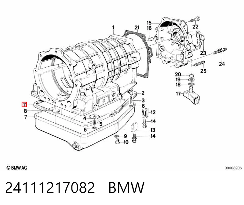Comprar Junta del cárter de aceite de la caja de cambios BMW 3  E30 a bajo precio