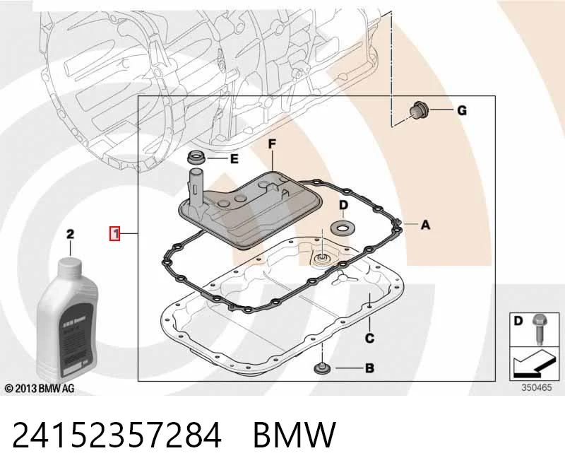 Filtro caja de cambios automática para BMW 3  (E92)