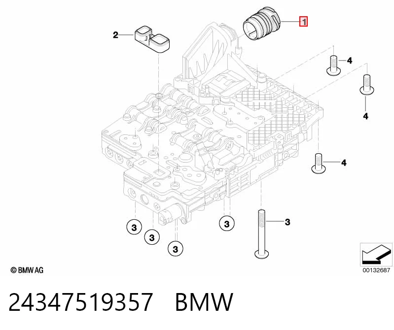 24347519357 BMW Conector de transmisión automática