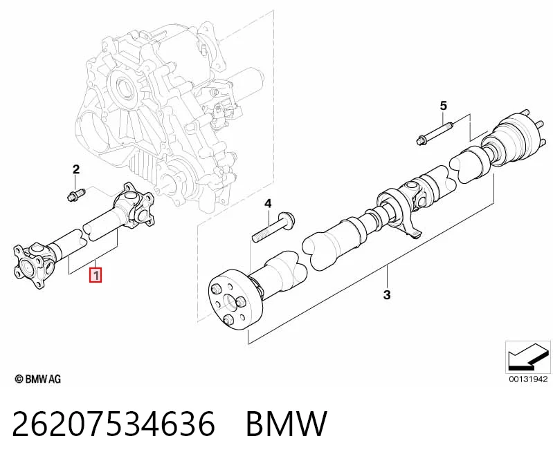Cardán delantero BMW 5  familiar comprar en España