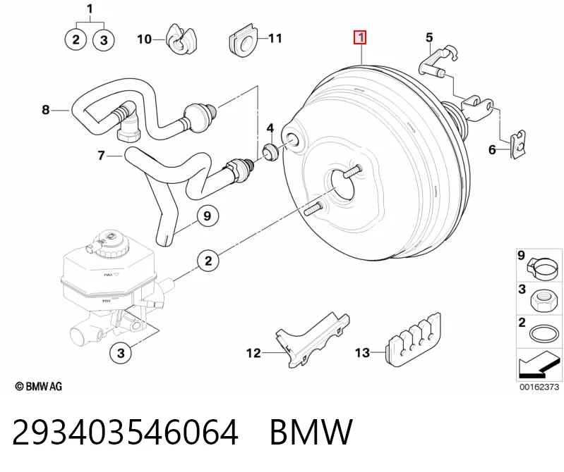 Servofreno para BMW X3  E83