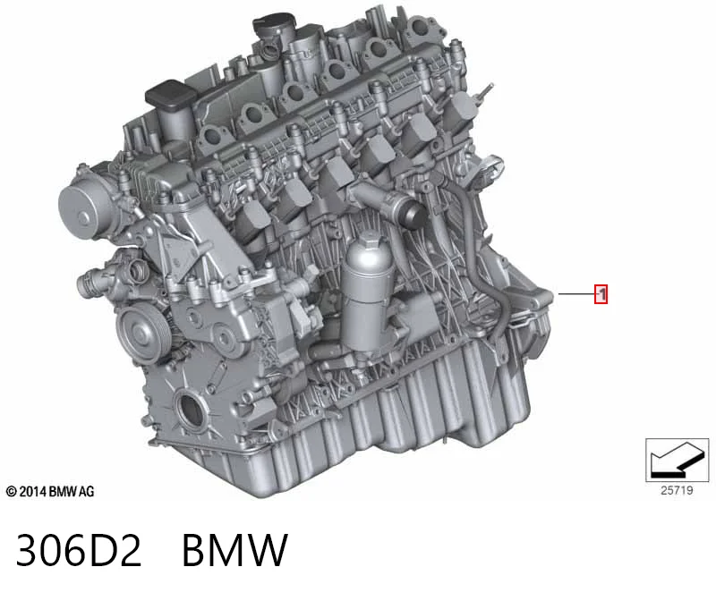306D2 BMW Motor completo