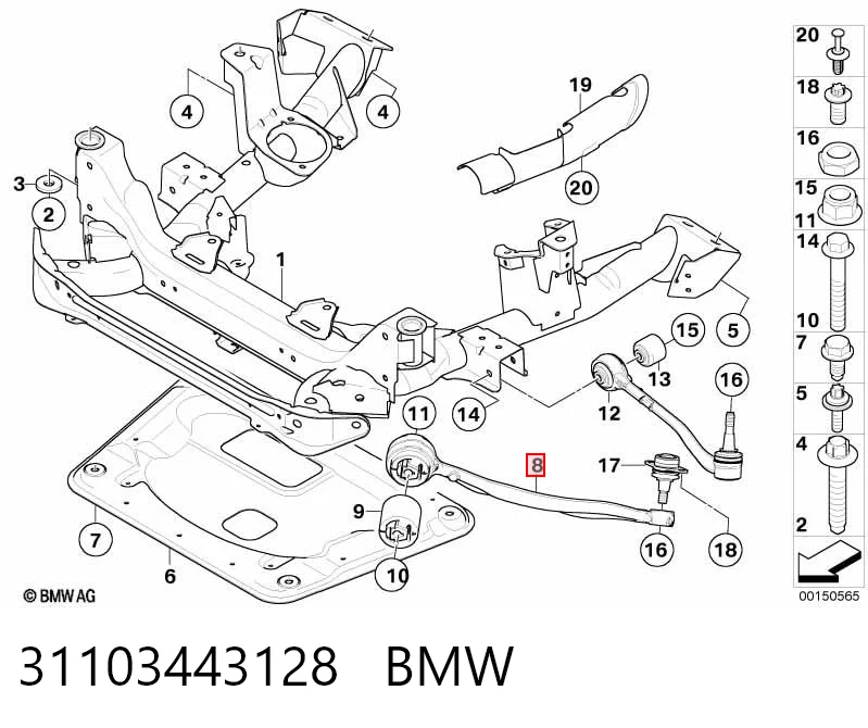 31103443128 BMW
