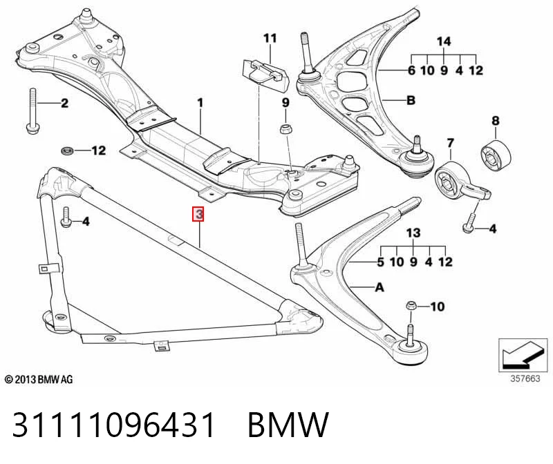 31111096431 BMW