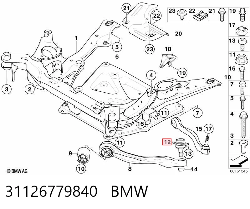 Comprar Rótula inferior de suspensión BMW 5  E60 a bajo precio