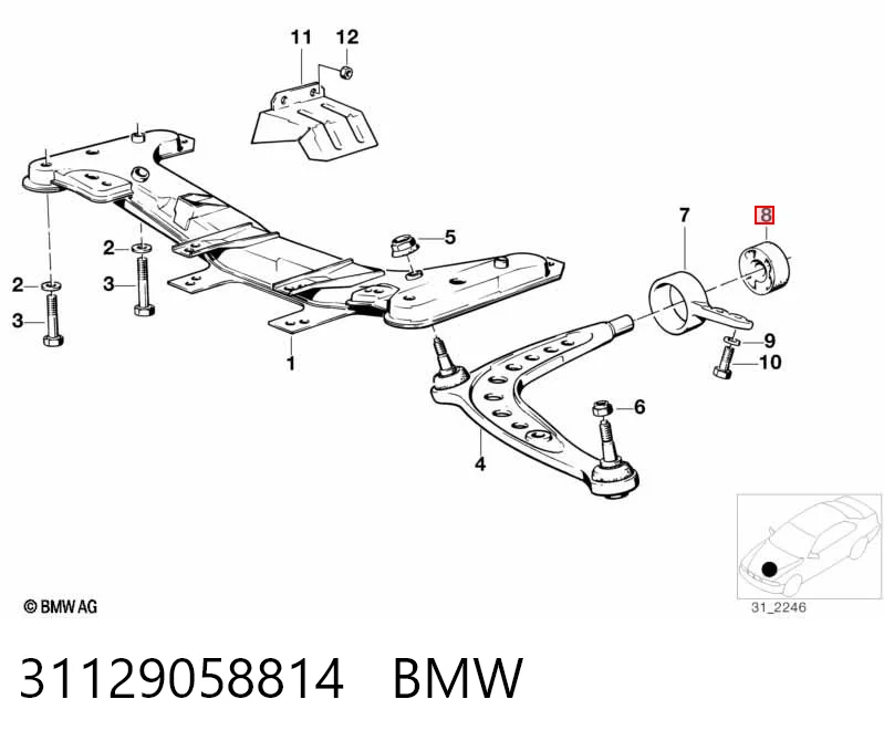 31129058814 BMW