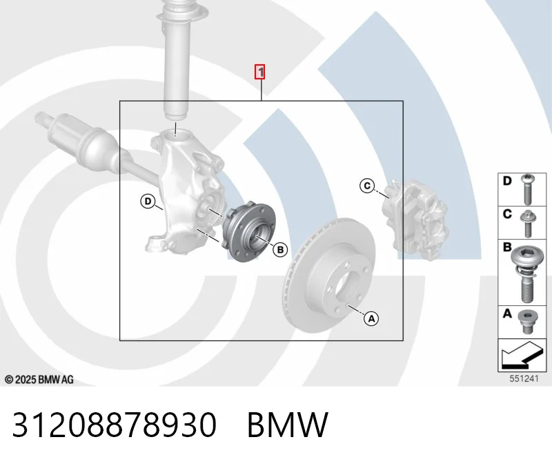 Buje BMW 3  (G20, G80, G28)