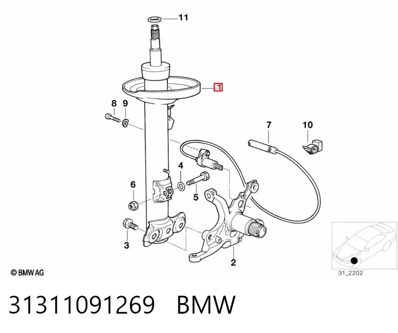 Amortiguador delantero izquierdo Boge 36641F precio, desde 153,08 EUR
