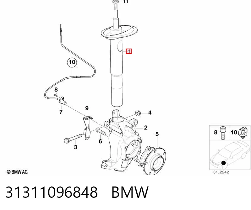 31311096848 BMW