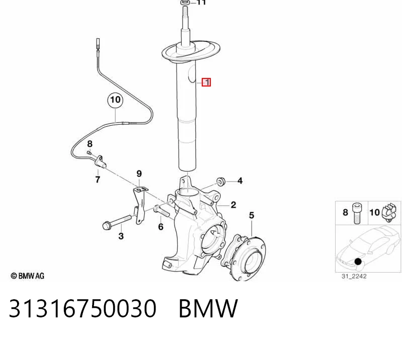 31316750030 BMW