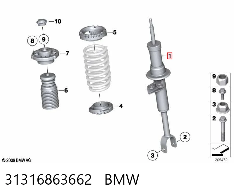 31316863662 BMW