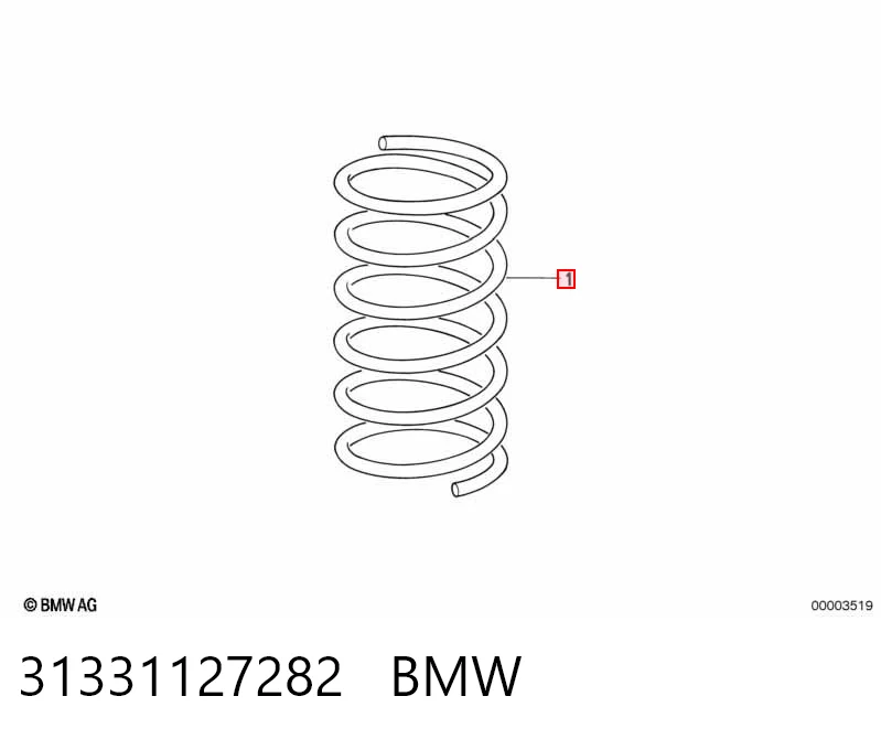 Comprar Muelle delantero BMW 3  E30 a bajo precio
